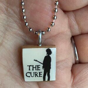 2/$12,4/$20 The Cure Scrabble Necklace